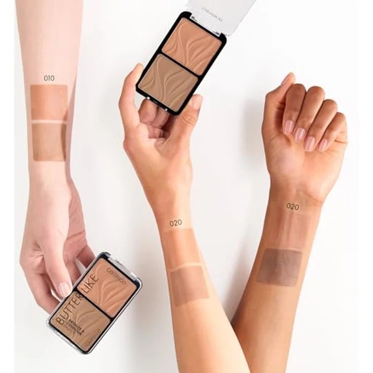 Catrice Butter Like Bronze & Contour Konturier-Palette, Bronzer Farbton 020 Shape It My Way, 9 g, vegan, cremige Textur – Bild 4