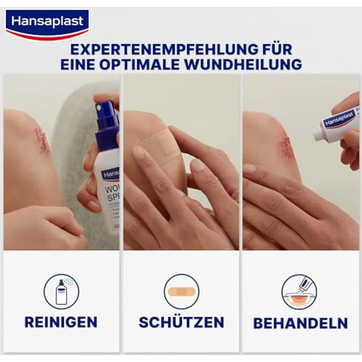 Hansaplast Wundspray zur antiseptischen Wundreinigung, 50 ml Spray – Bild 5