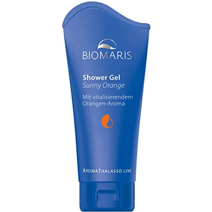 BIOMARIS Shower Gel Sunny Orange 200 ml, erfrischend und vitalisierend für Körper und Sinne – Bild 2