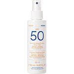 KORRES YOGHURT Sonnenschutz- Spray LSF 50, für Gesicht & Körper, wasserfester Sonnenschutz für sensible Haut, frei von OMC & Octocrylen, 150 ml
