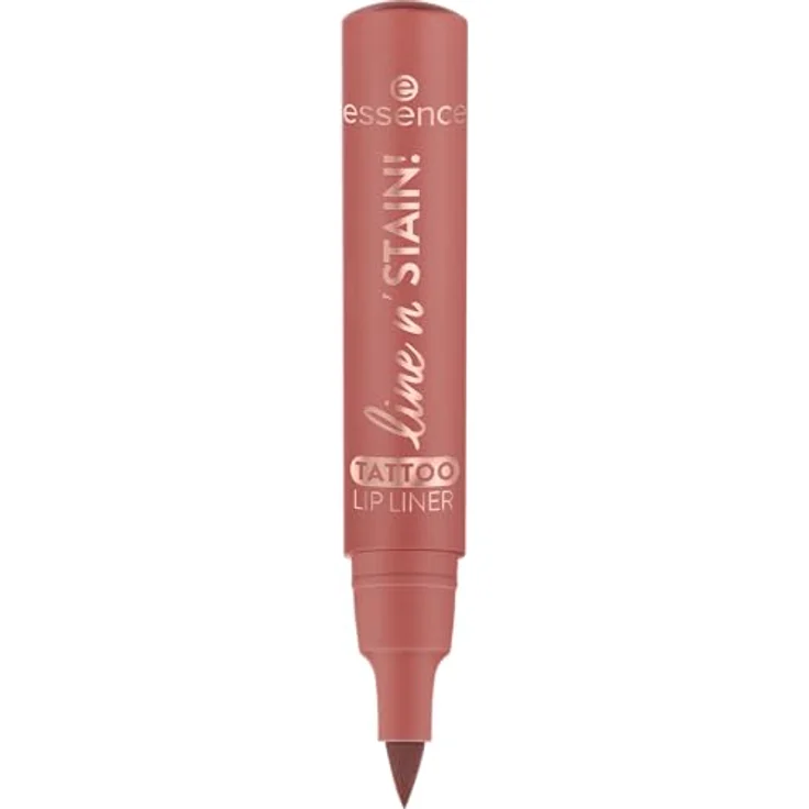 essence line n' STAIN! TATTOO LIP LINER, Nr. 02, Braun, langanhaltend, definierend, vegan, ohne Parfüm, 1er Pack (2.5ml) – Bild 1