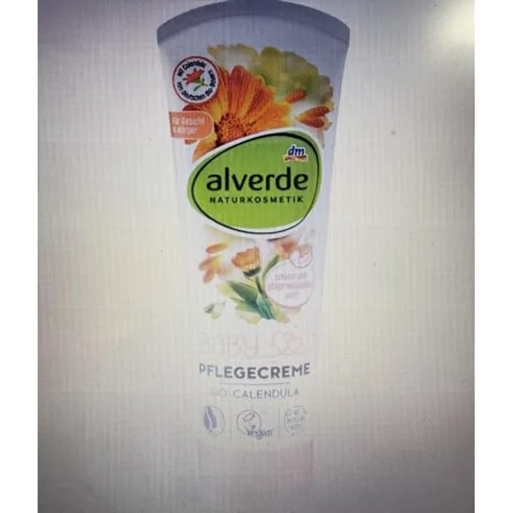 alverde BABY Baby Pflegecreme für Gesicht & Körper Calendula, 100 ml