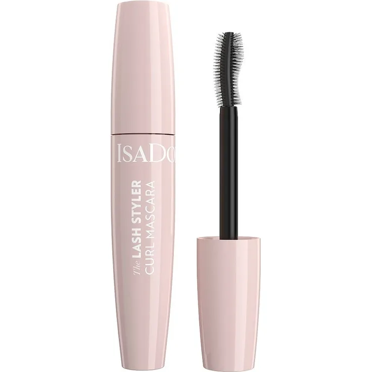 IsaDora Lash Styler Curl Mascara, vegane Wimperntusche mit Fächereffekt und Schwung, 9 ml, schwarz