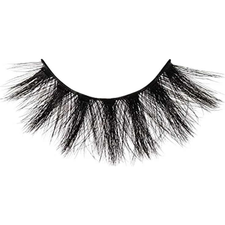 KISS Lash Couture Matte Black Collection 1 Paar künstliche Wimpern, Matte Velvet, weiche und matte Faux Mink Lashes mit KISS-Flexi-Wimpernband, inklusive Wimpernkleber – Bild 2