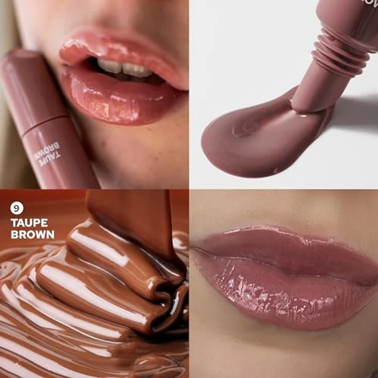 Dermacol Lip Treat Hydratisierendes Lipgloss Farbton 9 Taupe Brown (Choco & Vanilla), 10 ml, Feuchtigkeitsspendend mit Hochglanz-Effekt – Bild 2