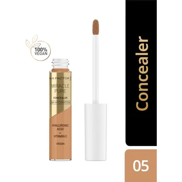 Max Factor Miracle Pure Skin, Flüssig-Korrektor mit feuchtigkeitsspendender Wirkung, Farbton 50, 7,8 ml – Bild 3