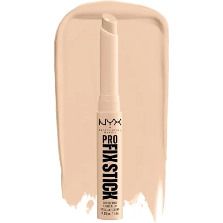 NYX Professional Makeup Pro Fix Stick Korrektor für einheitliche Hautfarbe, Farbton 03 Alabaster, 1,6 g, hochpigmentierte Formel gegen Hautmakel – Bild 1