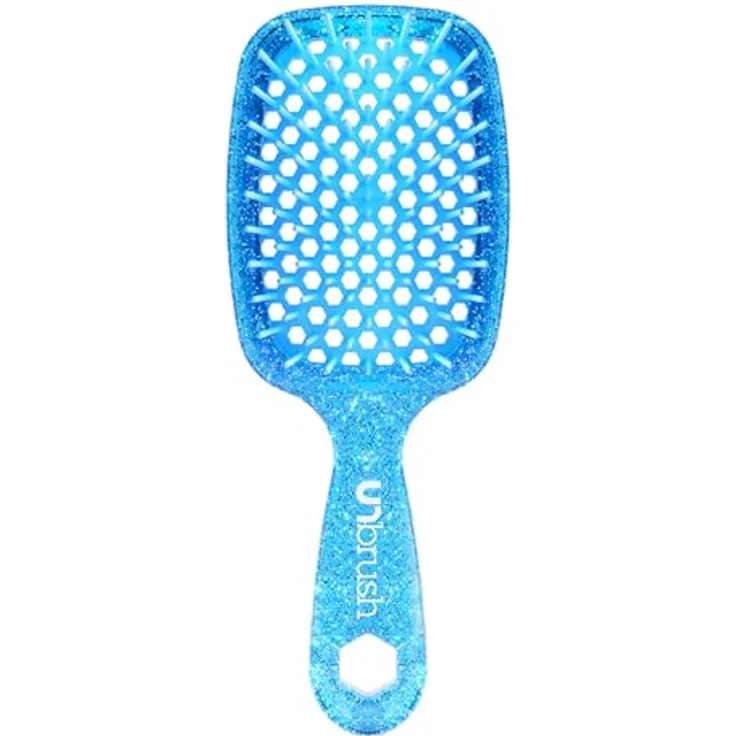 UNbrush Glitter Collection Detangling Hair Brush, Sapphire Detangler mit 105 Borsten für sanftes Entwirren von nassem und trockenem Haar – Bild 10