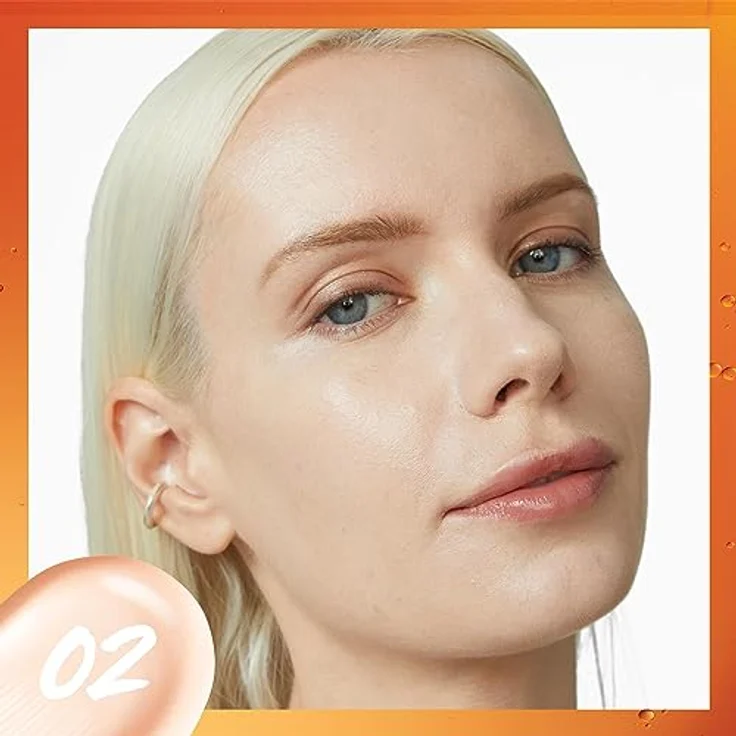 MAYBELLINE NEW YORK SuperStay Vitamin C Skin Tint Serum, Foundation zum Vereinheitlichen der Hauttöne, Farbton 02, 30 ml – Bild 2