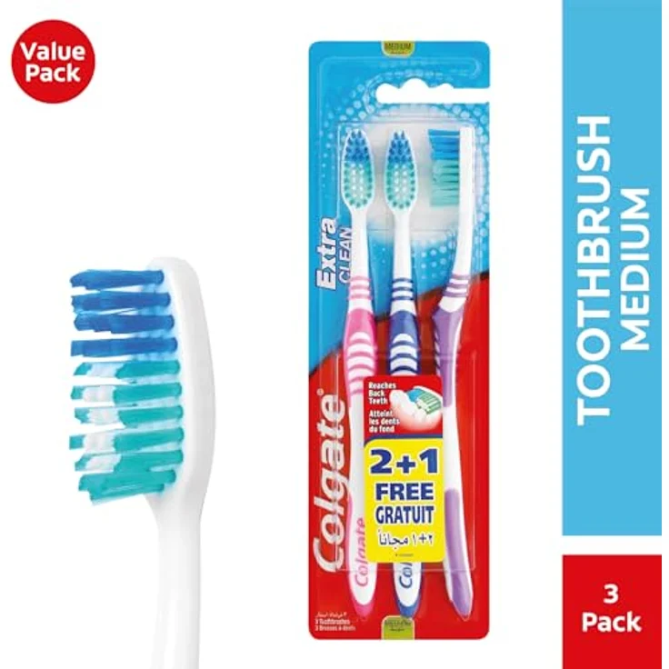 EXTRA CLEAN cepillo dientes #medium 3 uds – Bild 3
