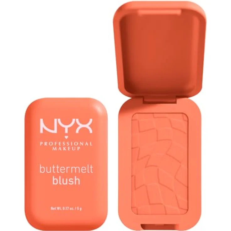 NYX Professional Makeup Buttermelt Blush Puderrouge, Farbton 03 Sooner The Butta, 5 g, vegan mit leichter Textur und langanhaltendem Effekt – Bild 1