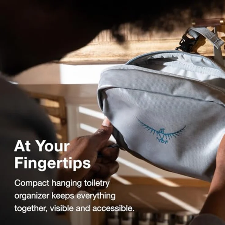 Osprey, Necessaire, Transporter Hanging Kulturbeutel, Schwarz, (3 l) – Bild 3