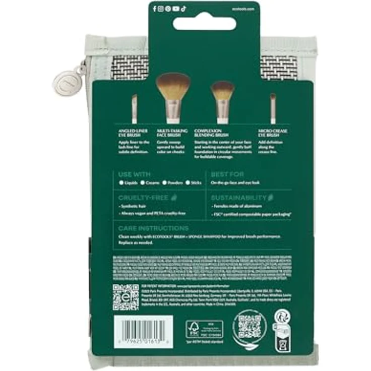 EcoTools On The Go Style Geschenkset, 5-teilig Pinsel-Set – Bild 10