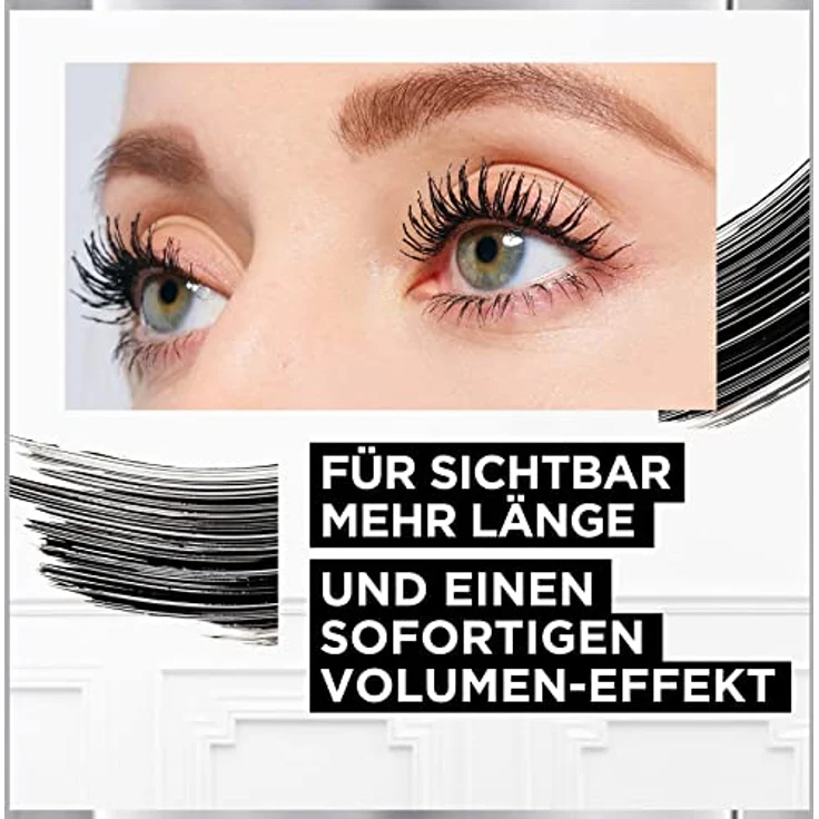 L'Oréal Paris Wimperntusche für voluminöse Wimpern, 2-Schritt Mascara für einen sofortigen Volumen-Effekt wie aus dem Salon, ProXXL Volume, Schwarz, 12 ml, 1 Stück – Bild 3