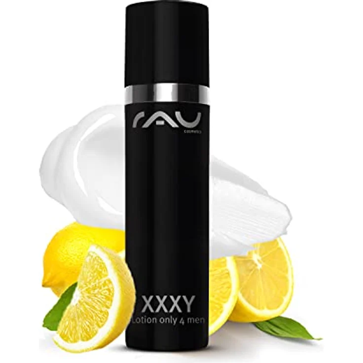 RAU Cosmetics Männer Gesichtscreme XXXY Lotion 50 ml - Anti-Aging Creme für Herren gegen Falten - Feuchtigkeitscreme für reife trockene Haut - Aftershave Creme gegen Pickel, maskulin duftend – Bild 1