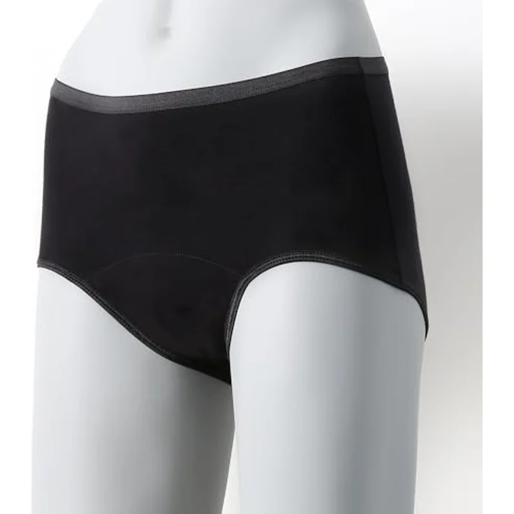 Siegmund Care Inkontinenz Hipster Damen schwarz | Waschbare Unterwäsche mit hoher Saugfähigkeit bis zu 60ml, Größe S – Bild 2