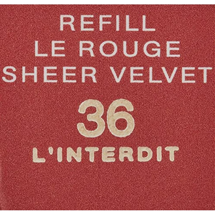 GIVENCHY, Le Rouge Sheer Velvet Refill Nr.36 L'Interdit, 3,4 g. – Bild 4