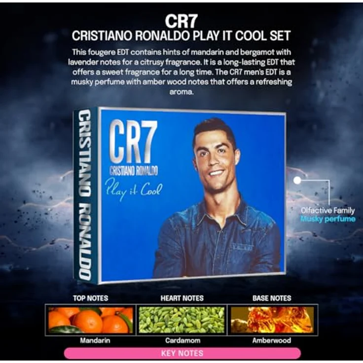 Cristiano Ronaldo Play it Cool Set Eau de Toilette (EdT) 30 ml + Duschgel 150 ml – Bild 6