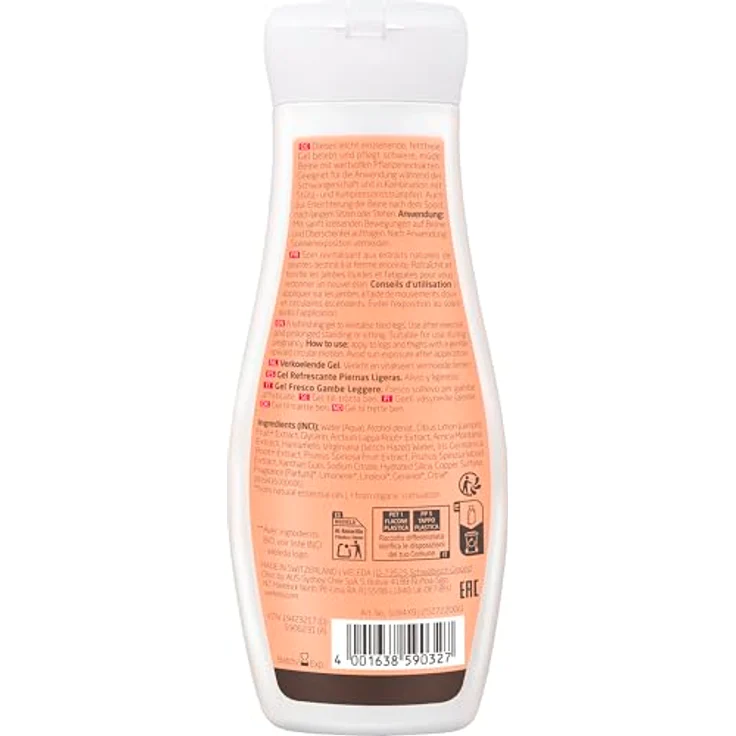 Weleda Leichte Beine Frische Gel, Bodylotion für Damen mit Zitronenextrakt, 200 ml – Bild 2