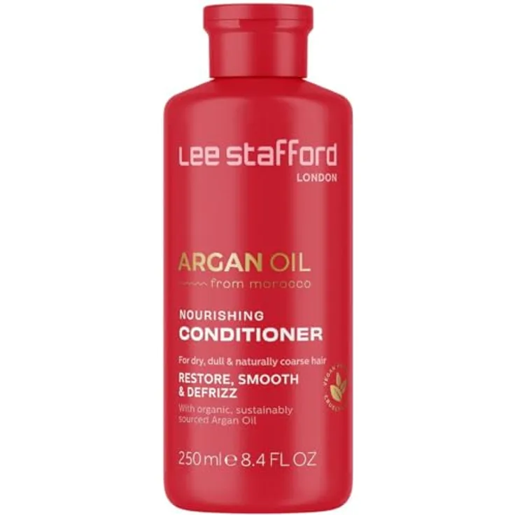 Lee Stafford ArganOil Nourishing Conditioner, feuchtigkeitsspendend mit luxuriösem Arganöl, 200ml