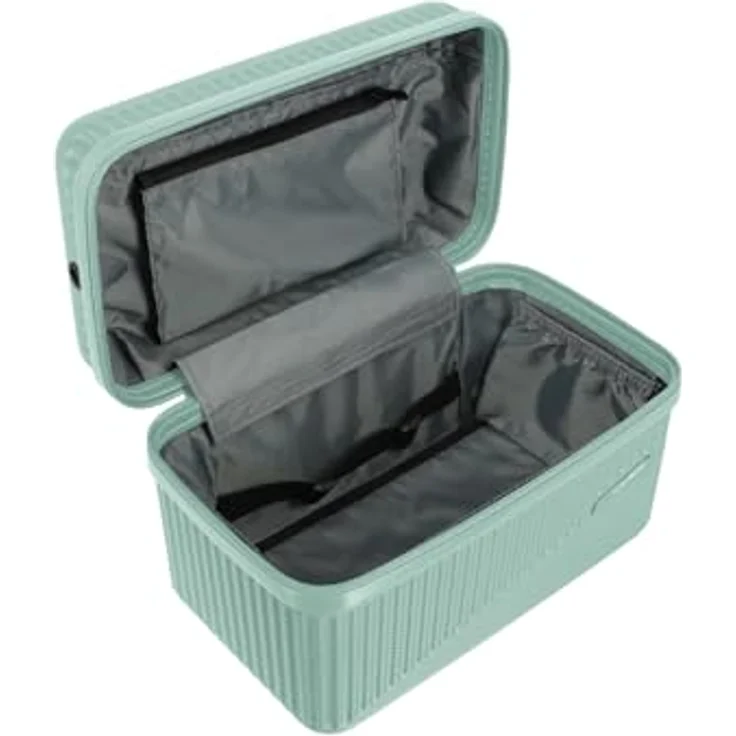 Travelite Beautycase Hartschale Handgepäck, Bali, Kosmetikkoffer mit Organizer- und Aufsteckfunktion, 36 cm, 17 Liter - Mint – Bild 5