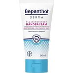 Bepanthol DERMA Regenerierender Handbalsam für die tägliche Pflege, beruhigt sofort juckende, trockene Hände, zieht schnell ein und spendet bis zu 48h Feuchtigkeit. Mit B5-Regenerations-Komplex, 50ml