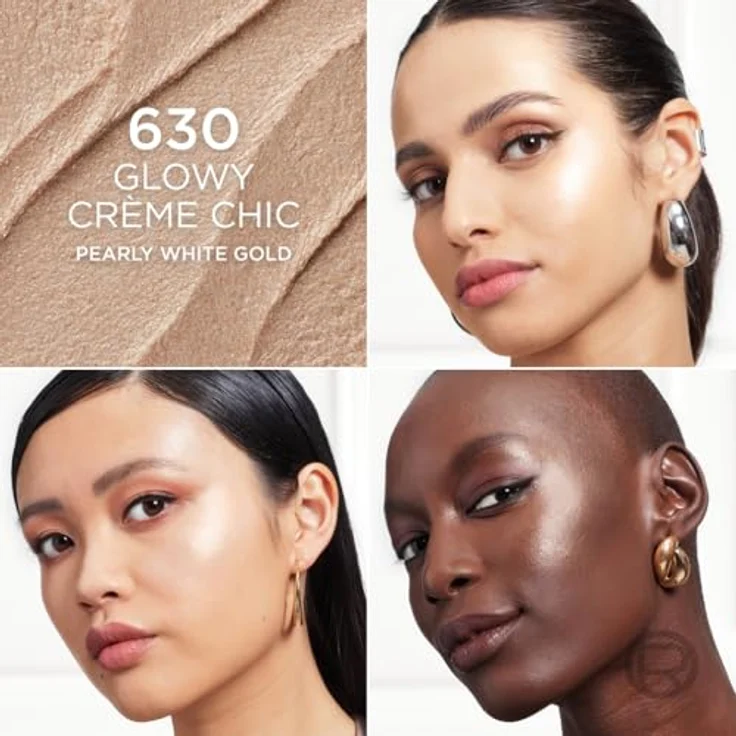 L’Oréal Paris Lumi Stick Glow, cremiger Highlighter in der Farbe 630 Cream Chic, 6.5 g – Bild 4