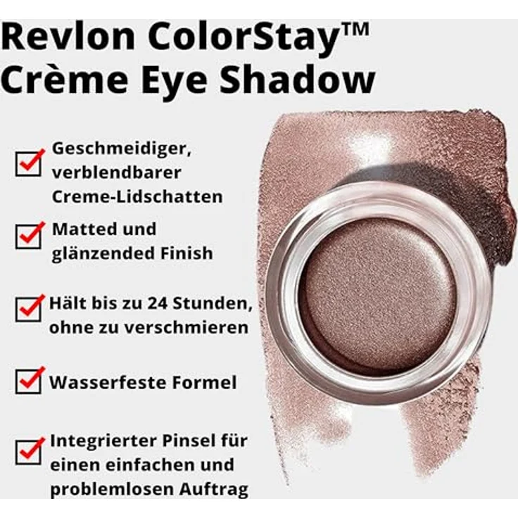 COLORSTAY creme eye shadow 24h #720-chocolate 5,2 g – Bild 2