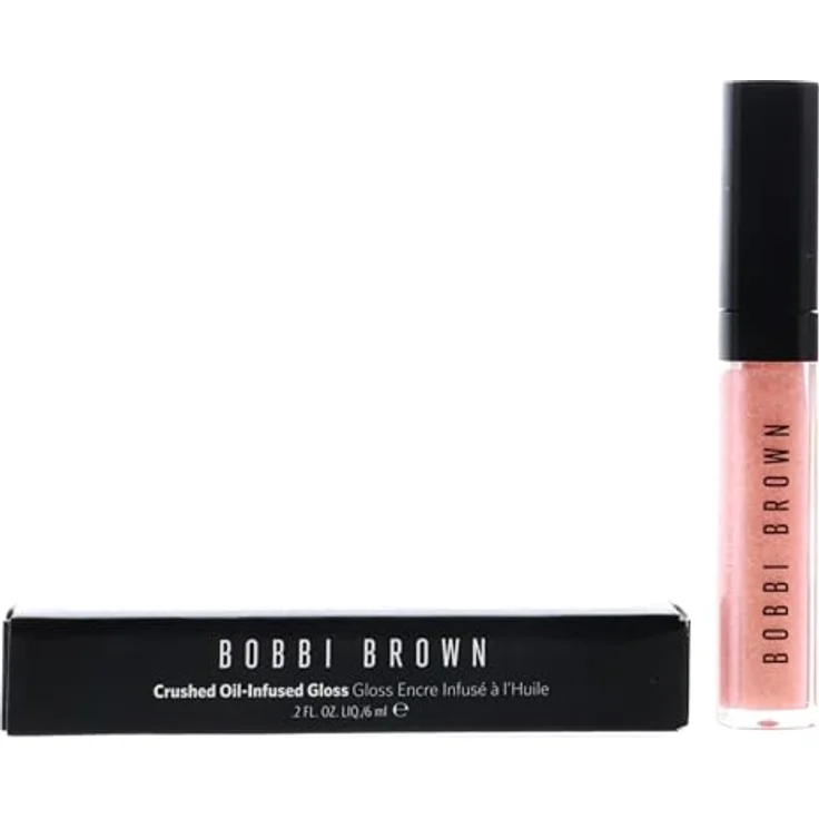 Bobbi Brown Crushed Oil Infused Gloss, Hydratisierendes Lipgloss in Farbton Bare Sparkle, 6 ml – Bild 1