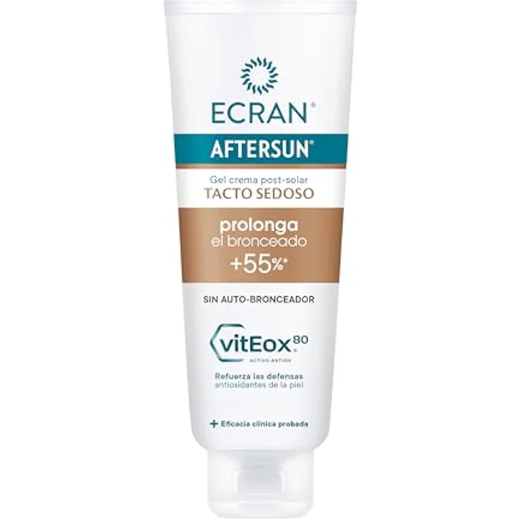 Ecran Aftersun Tanning Prolonging Gel-Cream, 250ML, leichte und nicht fettende Hautpflege zur Bräunungsverlängerung – Bild 1