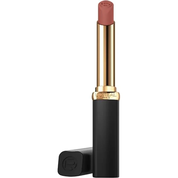 L'Oréal Paris Color Riche Intense Volume Matte Nude Lippenstift, pudrig mattes Finish, 16 Stunden Halt, Farbe: 635 Worth It Medium, 4.3 g – Bild 1