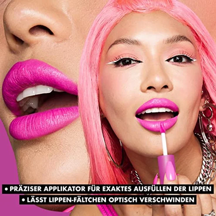 NYX Professional Makeup Smooth Whip Matte Lip Cream, pflegender Lippenstift mit hoher Pigmentierung und Shea- sowie Kakaobutter, 4 ml, Farbe FAUX FUR – Bild 11