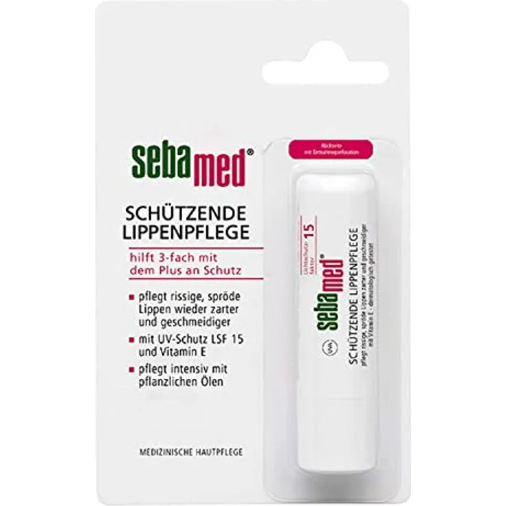 Sebamed Lippenbalsam LSF 30, 4,8 g, 4er Pack, schützend und feuchtigkeitsspendend