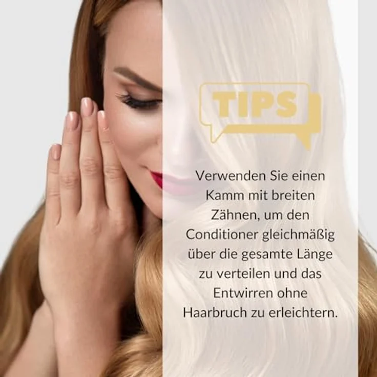 M PURE MINERAL DEAD SEA COSMETICS Rizinusöl-Conditioner 500ml, reparierend und feuchtigkeitsspendend mit Omega-9, ohne Sulfate, Parabene, Petrolate – Bild 4