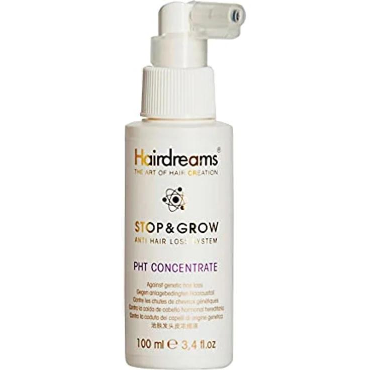 Hairdreams Stop & Grow Concentrate Haarwasser, zur Bekämpfung erblich bedingtem Haarausfalls, bis zu 14.000 neue Haare in 3 Monaten, 100 ml – Bild 1