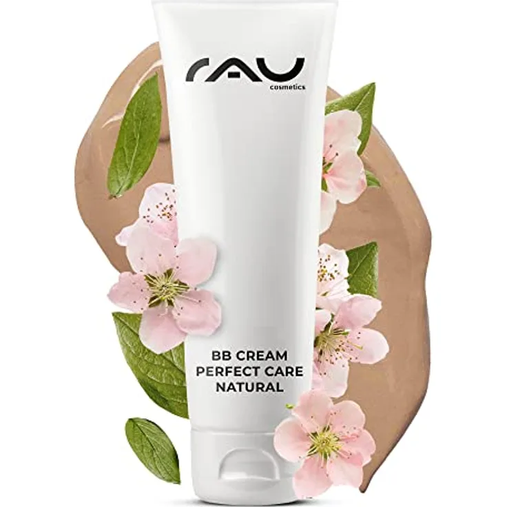 Silikonölfreie BB Cream Perfect Care Natural für Trockene, Unreine, Normale Haut 75 ml - Make-Up, Pflege, UV-Schutz - Getönte Tagescreme mit Zink, Vitamin E, Mandelöl, Panthenol & Traubenkernöl