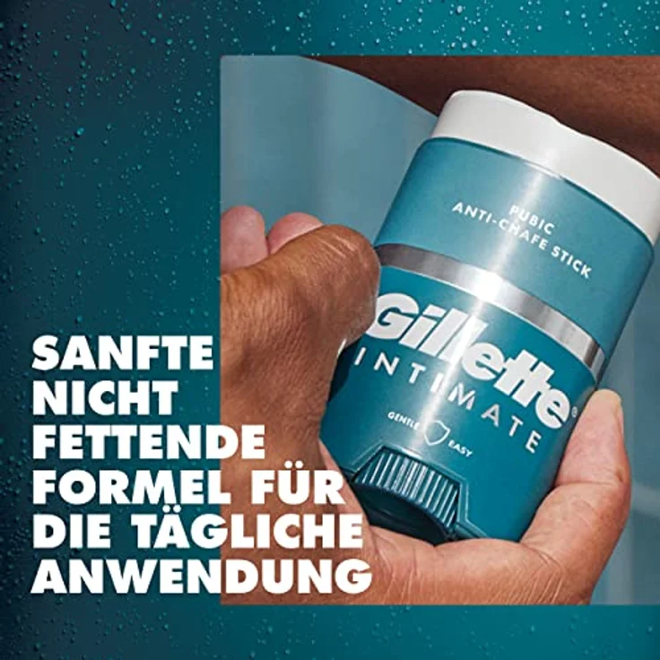 Gillette Intimate Anti-Scheuer Stick, 2er Pack (2x 48g), sanfte Formel für empfindliche Haut, schützt vor Reibung und Hautirritationen – Bild 5