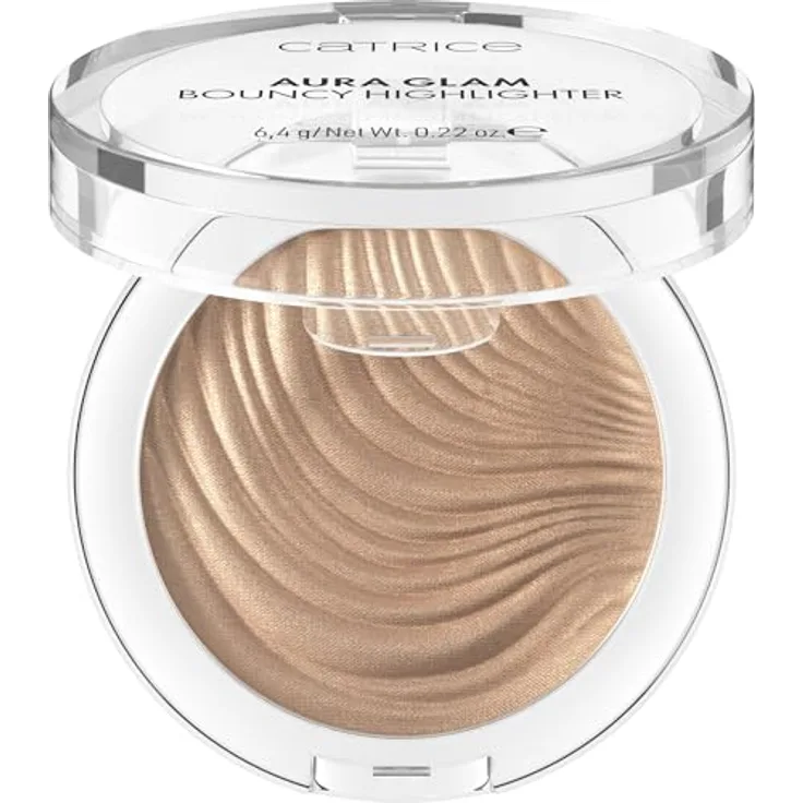 Catrice Aura Glam Bouncy Highlighter, Highlighter 6.4 g, Farbton 010 Moonlit Sand, lichtreflektierende Pigmente