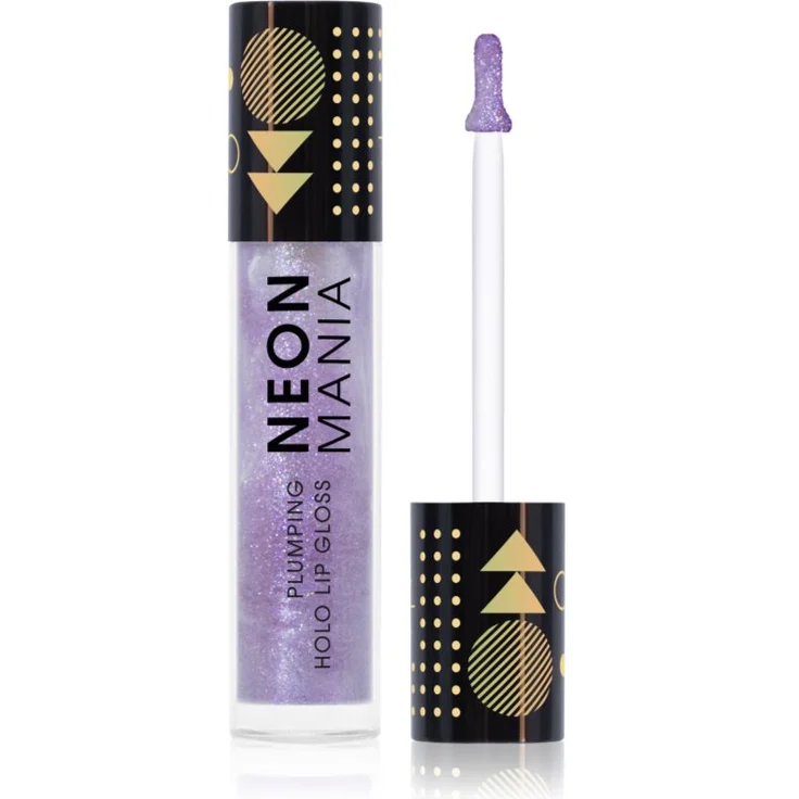 Dermacol Neon Mania Glitzer-Lipgloss, vergrößernder Effekt, Farbton 1, 4 ml