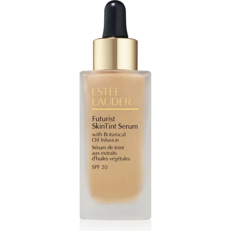 Estée Lauder Futurist SkinTint Serum Foundation mit botanischem Öl-Infusion, pflegende Make-up Foundation SPF 20, Farbton 1N1 Ivory Nude, 30 ml