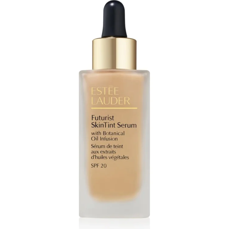 Estée Lauder Futurist SkinTint Serum Foundation mit botanischem Öl-Infusion, pflegende Make-up Foundation SPF 20, Farbton 1N1 Ivory Nude, 30 ml
