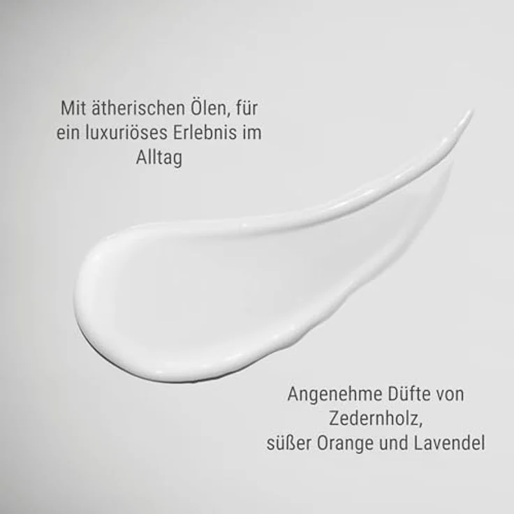 ABENA ENA Living Body Lotion mit ätherischen Ölen, Bulk-Pack, 500 ml, 8 Stück | Körpercreme mit Zedernholz, Süßorange & Lavendel | Luxuriöse Bodylotion für alle Hauttypen | Multipack – Bild 4