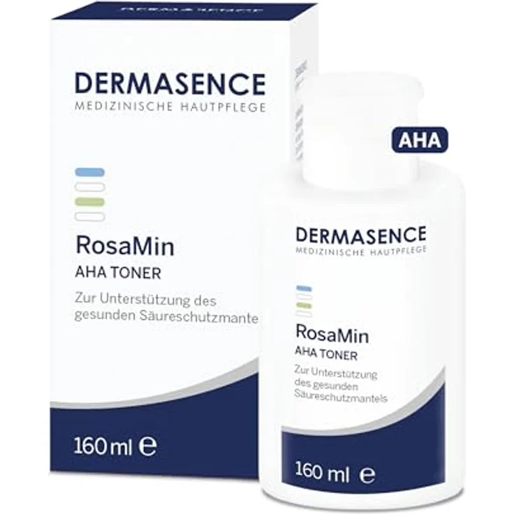 DERMASENCE RosaMin AHA Toner, 160 ml – pH-Wert 4,5, vegan, parfümfrei, alkoholfrei, für empfindliche Haut, Porenverfeinerung und intensive Feuchtigkeit – Bild 1