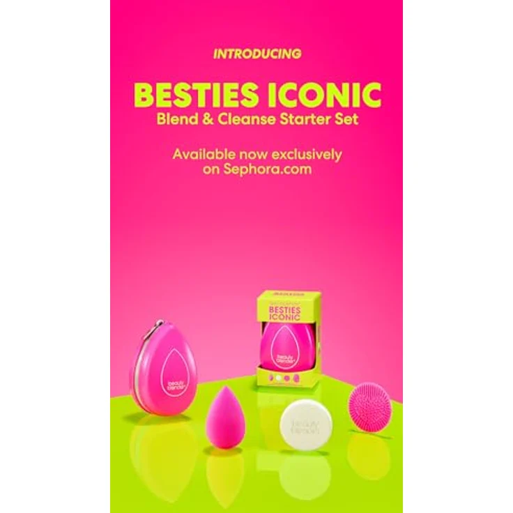 beautyblender Geschenkset, Make-up Schwämme für Damen mit ikonischem Schwamm und Pflegeprodukten, stilvolle Verpackung – Bild 2
