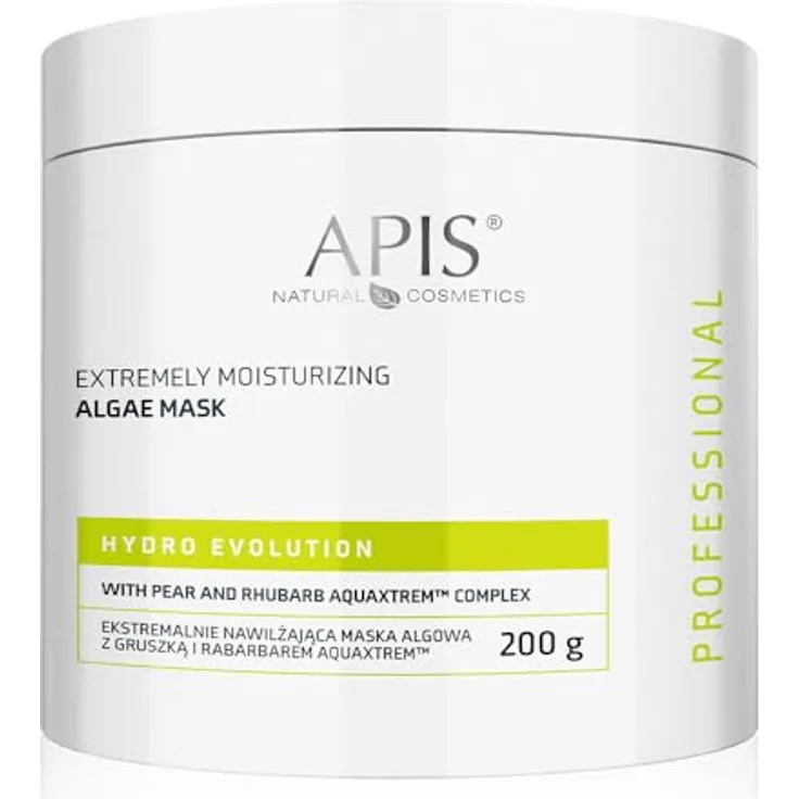 Apis Natural Cosmetics Algenmaske HYDRO EVOLUTION | Extrem feuchtigkeitsspendend | AQUAXTREM-Komplex | Regeneriert | Erhöht die Elastizität | Für trockene Haut | 200 g