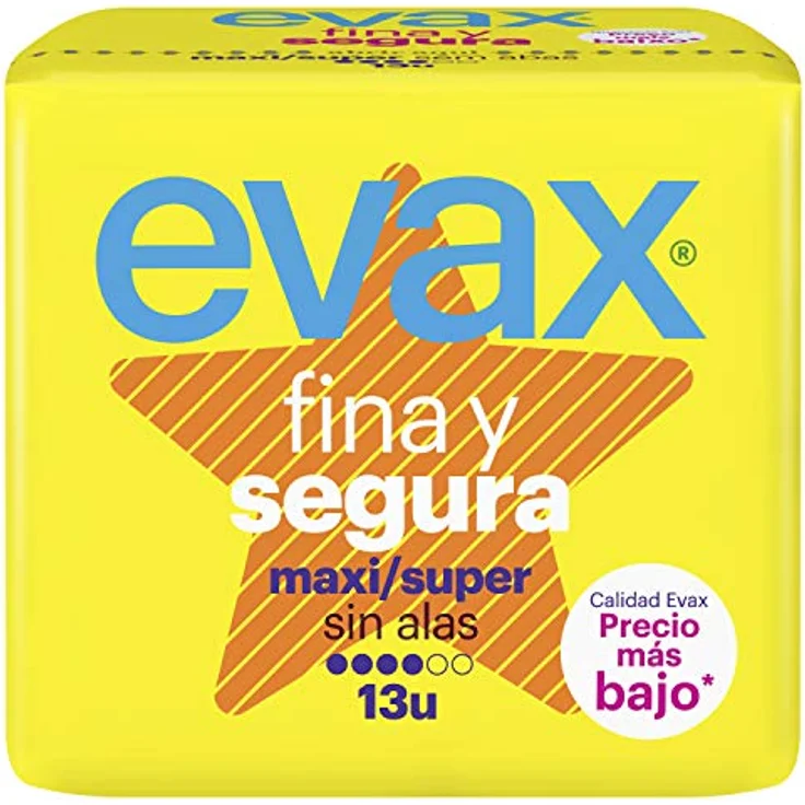 Evax fina & segura compresas maxi 13 Stück Damenbinden – Bild 2