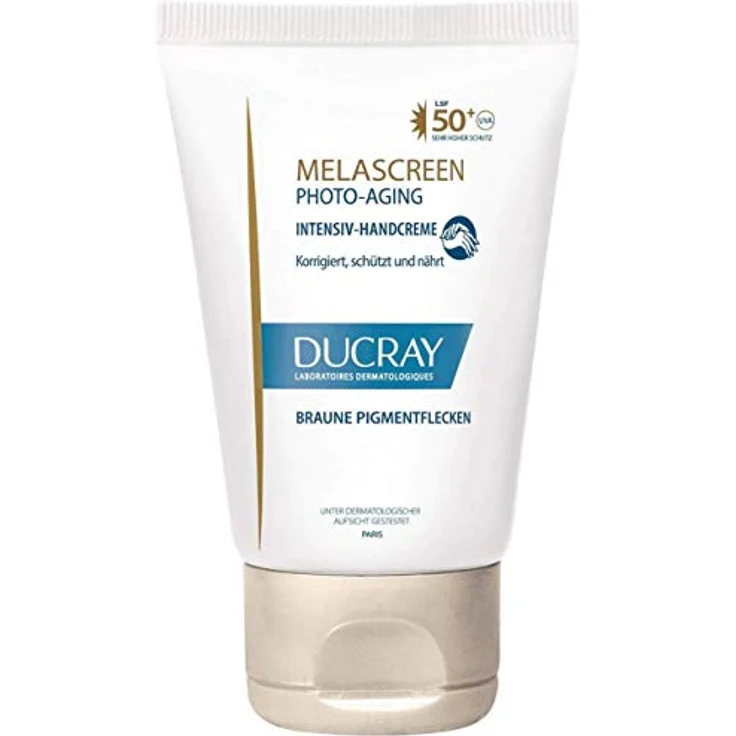 Ducray Melascreen Soin Global Mains SPF50 Creme Pigmentflecken 50 ml Tagespflege – Bild 2