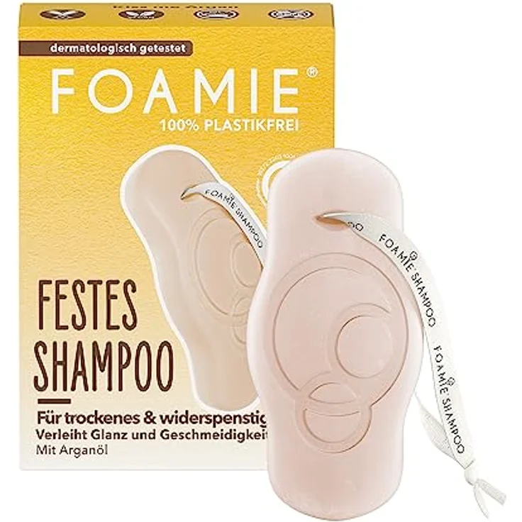 Foamie Festes Shampoo - Kiss Me Argan 80 g – Bild 2