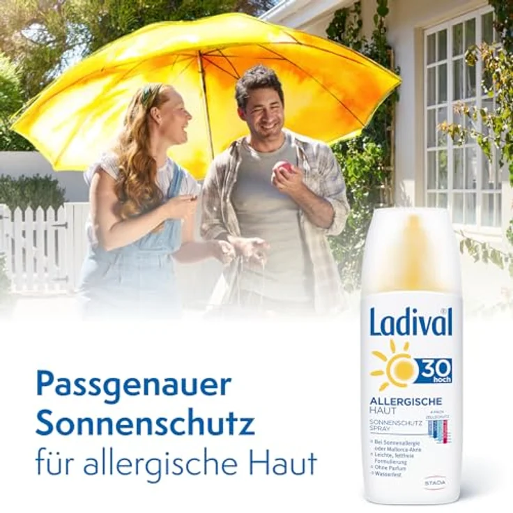 Ladival Produkte Ladival Produkte Ladival Sonnenschutz Spray Allergische Haut LSF 30, hoch Sonnencreme 150 ml – Bild 2