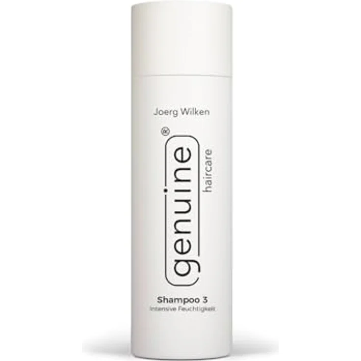 genuine haircare Shampoo 3, Intensives Feuchtigkeits-Shampoo mit Arganöl & Aloe Vera, für sehr trockenes strapaziertes Haar, vegan, silikonfrei, 200 ml – Bild 1